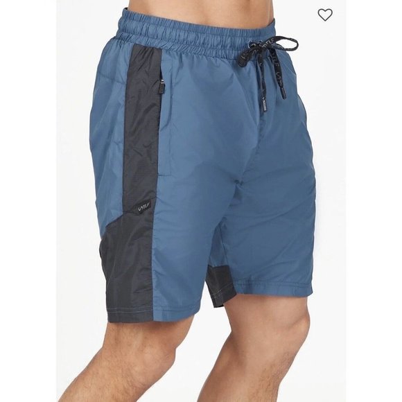 Men’s Blue  Shorts  TLF Cloak  Stargazer  Size X-Large 2 Zipper Pockets Elastic - Picture 1 of 12